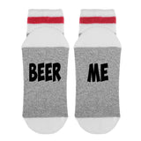 Beer Me Lumberjack Socks - Sock Dirty To Me