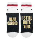 Dear Cardio, - I Still Hate You. Lumberjack Socks - Sock Dirty To Me