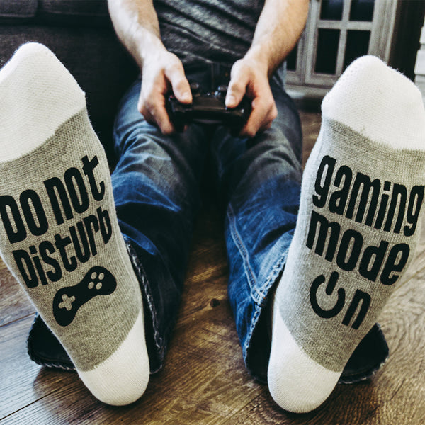 Gaming Mode On - Do Not Disturb Lumberjack Socks - Sock Dirty To Me
