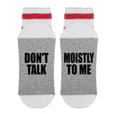 Don't Talk Moistly To Me Lumberjack Socks - Sock Dirty To Me