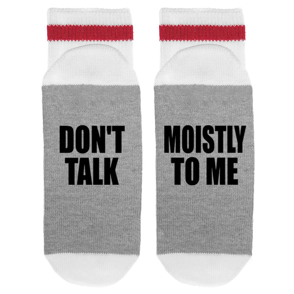 Don't Talk Moistly To Me Lumberjack Socks - Sock Dirty To Me