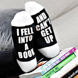 I Fell Into a Book - And Can't Get Up Lumberjack Socks - Sock Dirty To Me