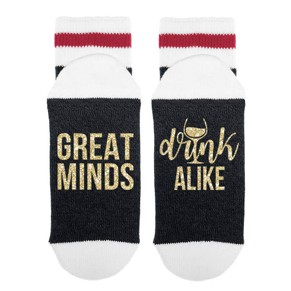 Great Minds - Drink Alike Lumberjack Socks - Sock Dirty To Me