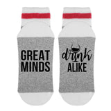 Great Minds - Drink Alike Lumberjack Socks - Sock Dirty To Me