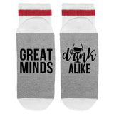 Great Minds - Drink Alike Lumberjack Socks - Sock Dirty To Me