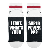I Fart. What's Your - Super Power ??? Lumberjack Socks - Sock Dirty To Me