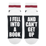 I Fell Into a Book - And Can't Get Up Lumberjack Socks - Sock Dirty To Me