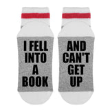 I Fell Into a Book - And Can't Get Up Lumberjack Socks - Sock Dirty To Me