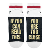 If You Can Read This - You Are Too Close Lumberjack Socks - Sock Dirty To Me