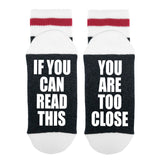 If You Can Read This - You Are Too Close Lumberjack Socks - Sock Dirty To Me
