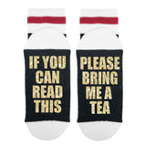 If You Can Read This Please Bring Me Tea Lumberjack Socks - Sock Dirty To Me