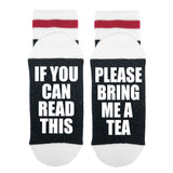 If You Can Read This Please Bring Me Tea Lumberjack Socks - Sock Dirty To Me