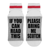If You Can Read This Please Bring Me Scotch Lumberjack Socks - Sock Dirty To Me