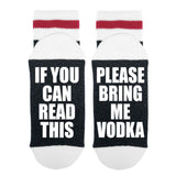 If You Can Read This Please Bring Me Vodka Lumberjack Socks - Sock Dirty To Me