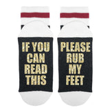If You Can Read This Please Rub My Feet Lumberjack Socks - Sock Dirty To Me