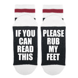 If You Can Read This Please Rub My Feet Lumberjack Socks - Sock Dirty To Me