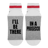 I'll Be There In A Prosecco Lumberjack Socks - Sock Dirty To Me