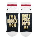 I’m a Hockey Mom Don't Puck With Me Lumberjack Socks - Sock Dirty To Me