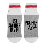 Just Another Day In Prairie-dise Lumberjack Socks - Sock Dirty To Me