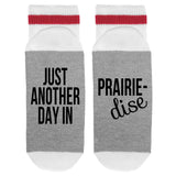 Just Another Day In Prairie-dise Lumberjack Socks - Sock Dirty To Me