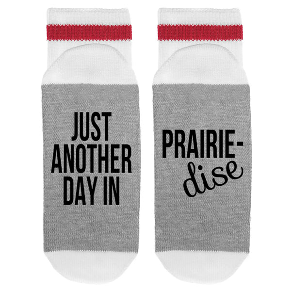 Just Another Day In Prairie-dise Lumberjack Socks - Sock Dirty To Me