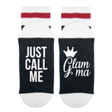 Just Call Me Glamma Lumberjack Socks - Sock Dirty To Me