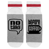 No Talky Before Coffee Lumberjack Socks - Sock Dirty To Me