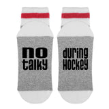 No Talky During Hockey Lumberjack Socks - Sock Dirty To Me