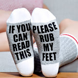 If You Can Read This Please Rub My Feet Lumberjack Socks - Sock Dirty To Me