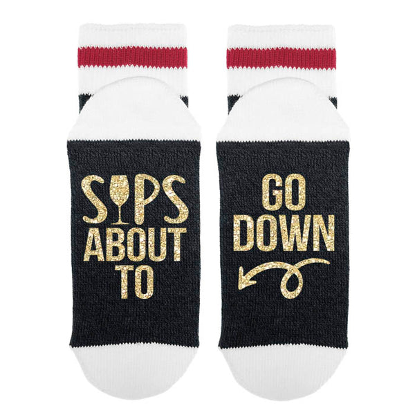 Sips About To Go Down Lumberjack Socks - Sock Dirty To Me