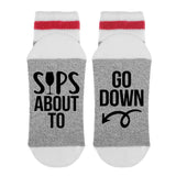 Sips About To Go Down Lumberjack Socks - Sock Dirty To Me