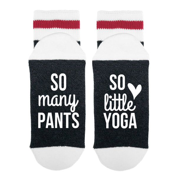 So Many Pants So Little Yoga Lumberjack Socks