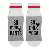 So Many Pants So Little Yoga Lumberjack Socks - Sock Dirty To Me