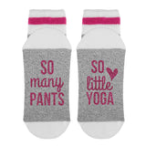 So Many Pants So Little Yoga Lumberjack Socks - Sock Dirty To Me