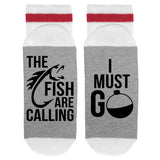 The Fish Are Calling I Must Go Lumberjack Socks - Sock Dirty To Me