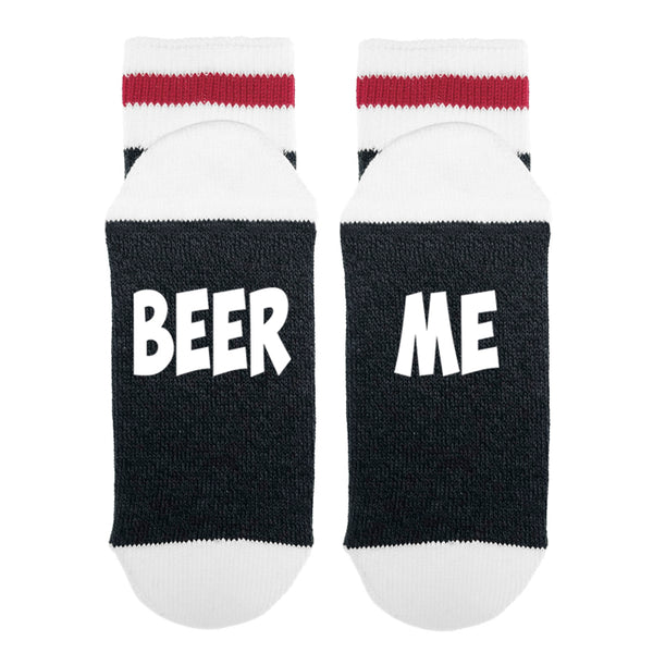 Beer Me Lumberjack Socks - Sock Dirty To Me
