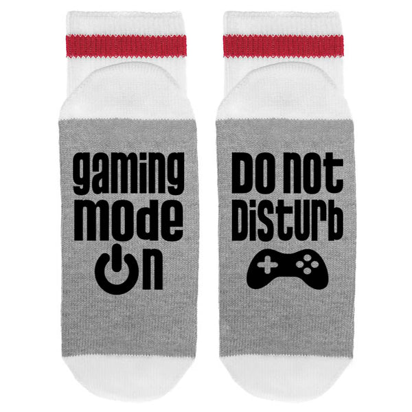Gaming Mode On - Do Not Disturb Lumberjack Socks - Sock Dirty To Me
