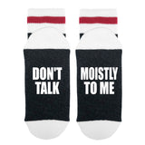 Don't Talk Moistly To Me Lumberjack Socks - Sock Dirty To Me