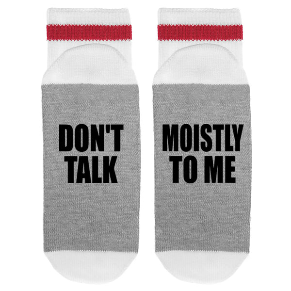 Don't Talk Moistly To Me Lumberjack Socks - Sock Dirty To Me