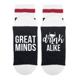 Great Minds - Drink Alike Lumberjack Socks - Sock Dirty To Me