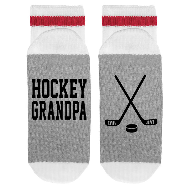 Hockey Grandpa HOCKEY STICKS Lumberjack Socks - Sock Dirty To Me
