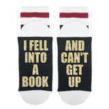 I Fell Into a Book - And Can't Get Up Lumberjack Socks - Sock Dirty To Me