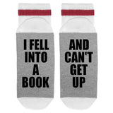 I Fell Into a Book - And Can't Get Up Lumberjack Socks - Sock Dirty To Me