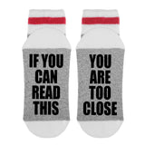 If You Can Read This - You Are Too Close Lumberjack Socks - Sock Dirty To Me