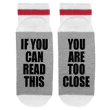 If You Can Read This - You Are Too Close Lumberjack Socks - Sock Dirty To Me