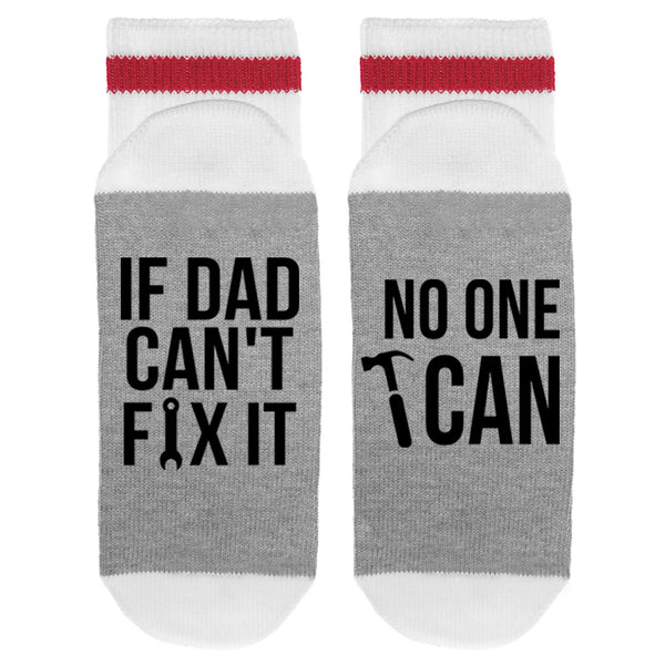 If Dad Can't Fix It No One Can Lumberjack Socks - Sock Dirty To Me