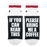 If You Can Read This Please Bring Me A Coffee Lumberjack Socks - Sock Dirty To Me
