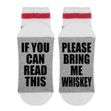 If You Can Read This Please Bring Me Whiskey Lumberjack Socks - Sock Dirty To Me