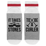 It Takes Stones To Be A Curler Lumberjack Socks - Sock Dirty To Me