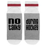 No Talky During Hockey Lumberjack Socks - Sock Dirty To Me